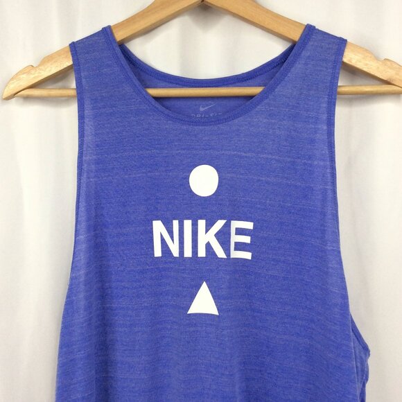 Nike Dri-Fit Icon Clash Tank Top Womens Size Medium Lightweight Racerback Breezy - Picture 5 of 9